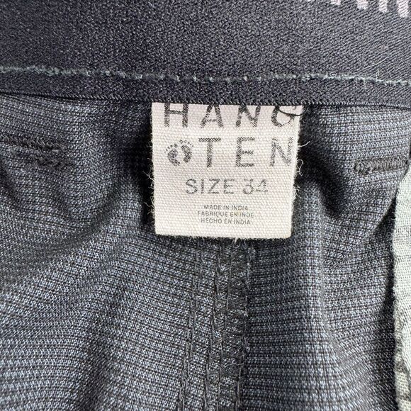 Hang Ten Hybrid Shorts Mens Size 34 Gray Chino Style Casual Lightweight Comfort - Picture 3 of 11